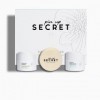 PIN UP SECRET - Coffret Visage Essentiels - Savon Secret Teint Précieux, Peeling et Crème Précieuse - 3 produits - Peaux Irri...