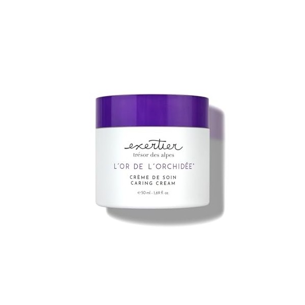 Exertier Crème Visage Hydratante Anti-âge,Soins Visage Nourrissant Apaisant Anti-Rides, Enrichie en lOrchidée,Pro Collagène ...