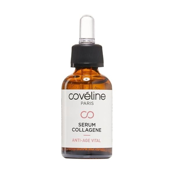 Covéline Paris - Sérum Collagène - Sérum Anti-Âge Vital, Effet Tenseur Immédiat - Riche en Collagène et Acide Hyaluronique - ...