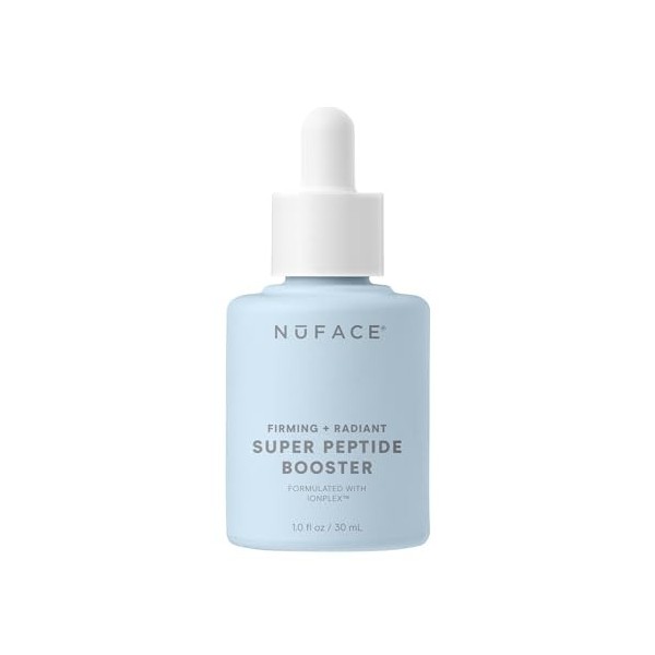 NuFACE Super Peptide Booster Sérum pour le visage - Sérum peptide contre les ridules et les rides avec IonPlex - Optimise les...