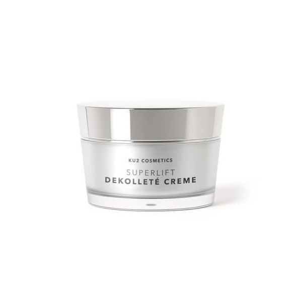 KU2 Cosmetics Superlift Dekolleté Crème anti-âge pour le cou et le décolleté – Avec multi-acide et peptides – Lisse visibleme