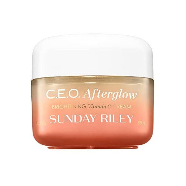 Sunday Riley C.E.O. Afterglow Crème hydratante éclaircissante à la vitamine C 50 ml