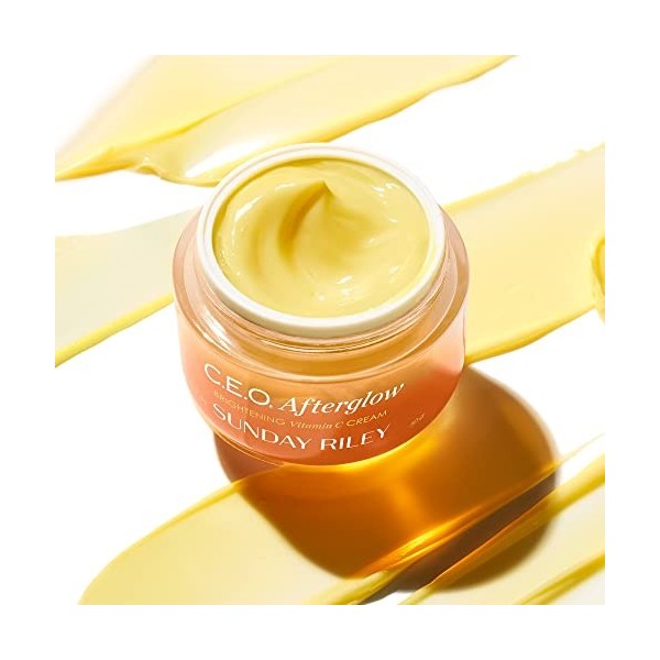 Sunday Riley C.E.O. Afterglow Crème hydratante éclaircissante à la vitamine C 50 ml