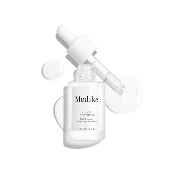 Medik8 Peptides Liquides - Sérum Anti-Âge Multi-Peptides à 30%. - La Technologie Drone-Targeted Lisse les Rides et Repulpe - ...