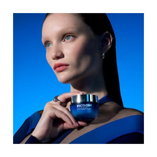 Biotherm, Blue Pro-Retinol, Crème Visage Anti-âge et Anti-rides au Rétinol, Pour Tous Types de Peau Même Sensibles, Réduit le...