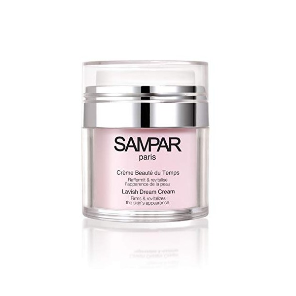 Sampar - Crème Beauté du Temps - Crème Riche Anti- âge - Soin Visage Jour et Nuit - Nourrit, Raffermit et Revitalise - Pot hy...