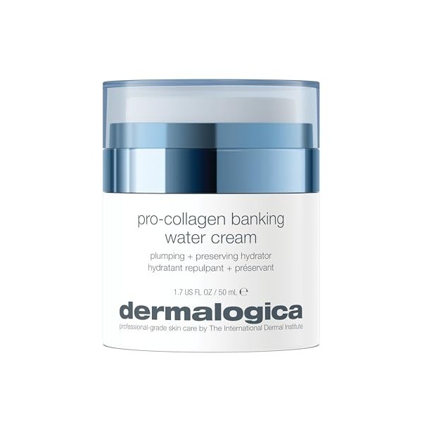 Dermalogica Pro-Collagen Banking Water Cream 50ml - Gel-crème booster qui repulpe et préserve le collagène, hydrate, lisse et...
