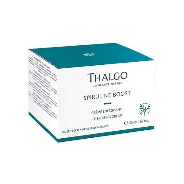 THALGO Spirulina Boost 2.0 Crème revitalisante 50 ml Lisse la peau et réduit les signes de fatigue 3525801693628 Crème Jour ...