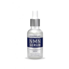 Sérum visage MoleQlar NMN 30 ml - Longévité pour votre peau - avec la technologie brevetée HSF et du NMN dUthever hautement ...