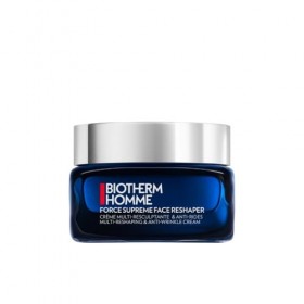 Biotherm Homme, Force Supreme Face Reshaper, Crème Visage Anti-Âge pour Homme, Sculptante & Anti-Rides, Enrichie en Biotech P