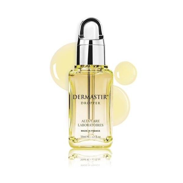 Dermastir Dropper Retin Oil, sérum visage et corps avec 8 huiles botaniques hydratantes, non grasses, 50 ml Crème Jour et Nuit