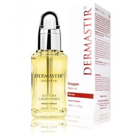 Dermastir Dropper Retin Oil, sérum visage et corps avec 8 huiles botaniques hydratantes, non grasses, 50 ml Crème Jour et Nuit