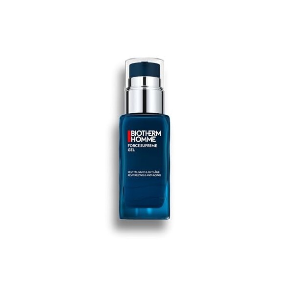 Biotherm Homme, Force Supreme, Gel Anti-Âge pour Homme, Raffermit & Revitalise, Pour Tous Types de Peau Même Sensibles, 50 ml