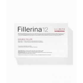 Fillerina 12 Double FILLER NEO MITO Traitement intensif Visage effet Remplissage Anti-rides Grade 5 Crème Jour et Nuit