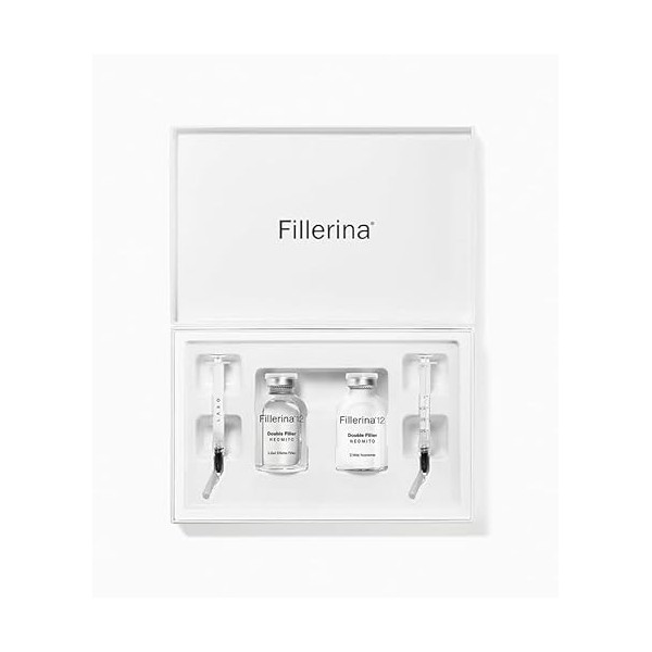 Fillerina 12 Double FILLER NEO MITO Traitement intensif Visage effet Remplissage Anti-rides Grade 5 Crème Jour et Nuit