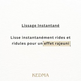 Kedma - Filler Instantané de Rides au Platine et Acide Hyaluronique - Effet Lissant et Hydratant - Pour Tous Types de Peau - 