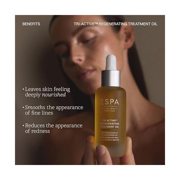 ESPA | Tri-Active™ Regenerating Nourishing Facial Oil | 30ml | Bio Retinol | Age-defying | Menopause-friendly
