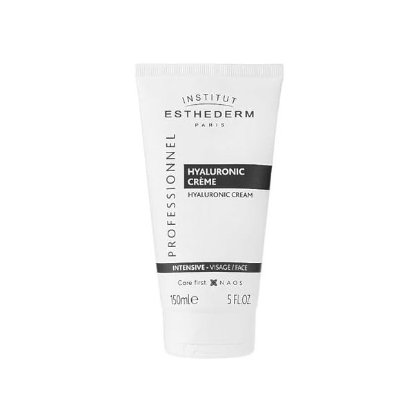 Institut Esthederm - Crème MAXI Visage Hyaluronic - Crème Acide Hyaluronique SOS Rides, Déshydratation Intense – Pour une Pea...