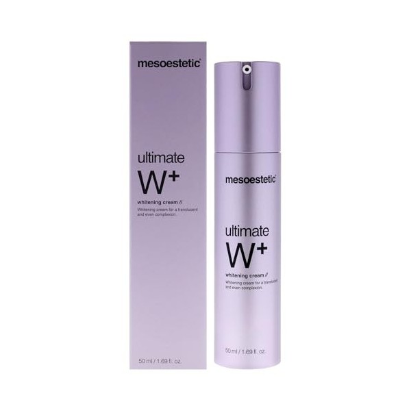 Ultimate W Plus Whitening Cream by Mesoestetic for Unisex - 1.69 oz Cream