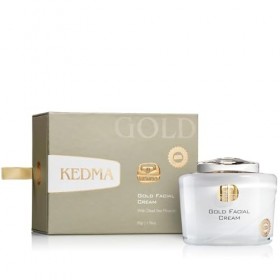 Kedma - Crème Visage à lOr 24K et Minéraux de la Mer Morte - Anti-Âge et Éclat - 50g