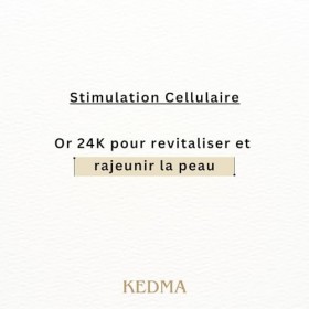 Kedma - Crème Visage à lOr 24K et Minéraux de la Mer Morte - Anti-Âge et Éclat - 50g