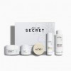 PIN UP SECRET - Coffret Routine Complète Visage - Savon, Crème, Peeling, Soin Exfoliant et Masque Purifiant - 5 produits - Pe...