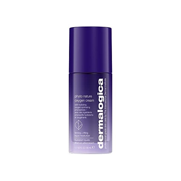 Dermalogica Phyto Nature Oxygen Cream 50ml - Crème oxygénante à lacide hyaluronique et aux peptides. Booste léclat et la fe C...