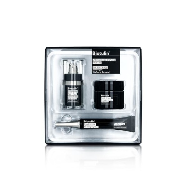 Biotulin - Coffret Ultimate Age-Defying Trio - Supreme Skin Gel 15ml, Soft Cream 50ml & EyeMatrix 15ml - Soins hydratants ant...