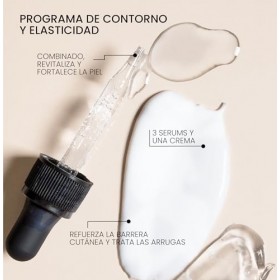 Ovaco - Coffret Anti-Âge 4D – Programme Complet Élasticité & Éclat 28 Jours | 3 Sérums + Crème aux Peptides | Soin Coréen Pro...