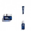 Trio Biotherm Homme, Force Supreme Face Reshaper, Crème Visage Anti-Âge pour Homme 50 ml + Sérum Yeux 15 ml + Sérum Visage An