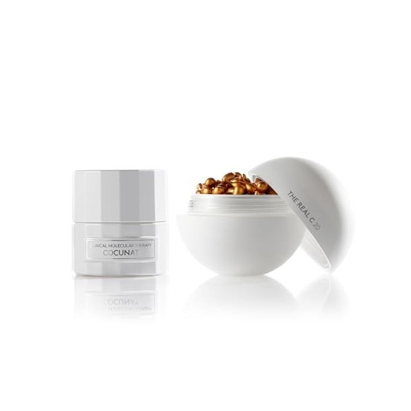 COCUNAT - DUO ANTI-ÂGE ANTI-TACHES - THE REAL C 30 + CLINICAL MOLECULAR THERAPY - Sérum Vitamine C + Crème Anti-Âge - Réduit ...