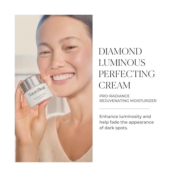 Natura Bissé Diamond Luminous Perfecting Cream | Crème Visage Hydratante et Régénérante avec Niacinamide, Acide Hyaluronique ...