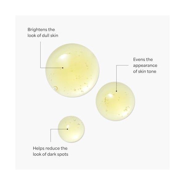 TULA Skin Care Gouttes de traitement éclaircissant | Skincare-First, sérum à la vitamine C, illumine lapparence de la peau t