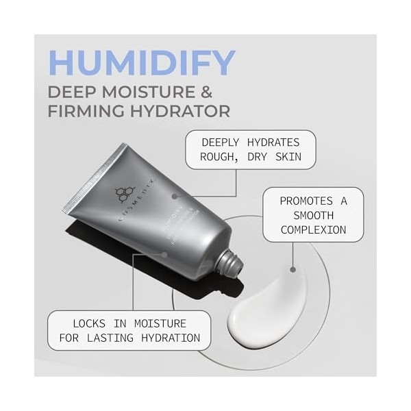 Cosmedix Humidify - Deep Moisture and Firming Hydrator - Renew and Guard Your Skin Against Signs of Aging - Soothes and Condi...