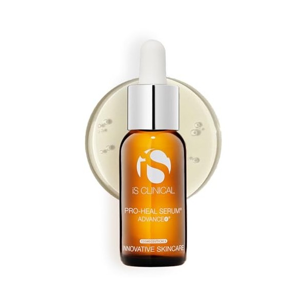 iS Clinical Pro-Heal Serum Advance+ Sérum riche en antioxydants contenant de la vitamine C, E et A pour les rougeurs, la rosa