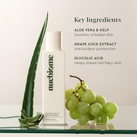 The Biotic Glow Essence de fermentation, sans alcool, exfoliant doux pour points noirs, pores élargis, rides et ridules . 128