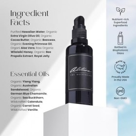 Alitura Naturals Hydrating Face Moisturizer | Best Anti Aging Facial Cream For Men And Women | Organic, Natural Ingredients |