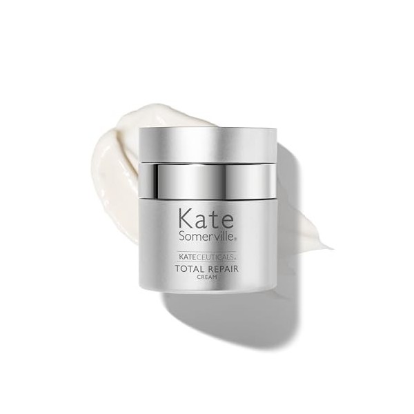 Kate Somerville KateCeuticals Crème réparatrice totale – Hydratant anti-âge avancé, réduit visiblement les rides et ridules, 