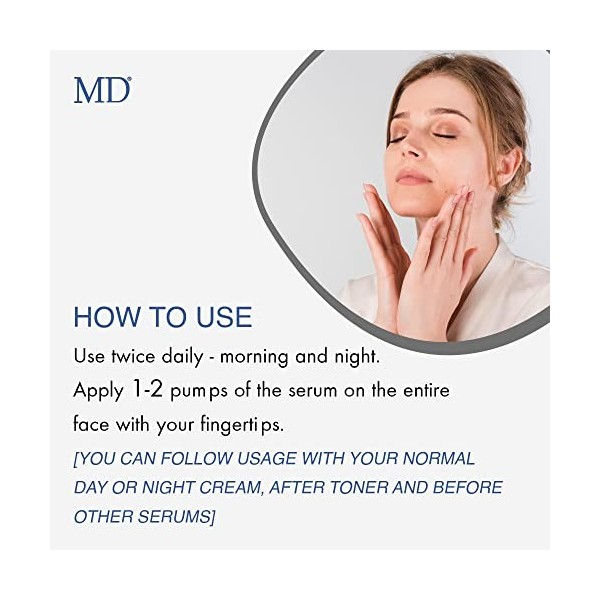 MD Ultime tige Cell Factor 55 Rajeunissement de la peau Sérum Radiant, rajeuni la peau 1 once 