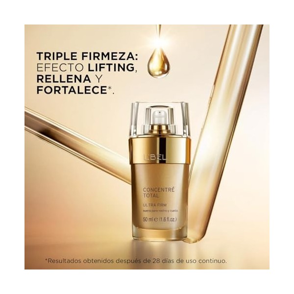 LBEL - Concentré Total Ultra Firm Sérum Facial Antiedad para Firmeza en Rostro, Cuello y Escote