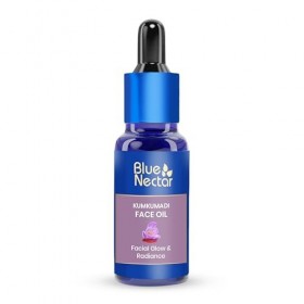 Blue Nectar Huile de Kumkumadi pour le visage, sérum ayurvédique au safran pour homme et femme | Collagène et sérum anti-âge 