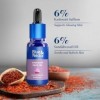 Blue Nectar Huile de Kumkumadi pour le visage, sérum ayurvédique au safran pour homme et femme | Collagène et sérum anti-âge 
