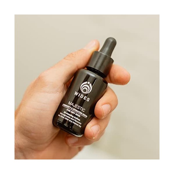 MAJESTIC. Sérum à la vitamine C pour les peaux sèches en huile. Sérum anti-rides et anti-oxydant. Sérum facial anti-taches et