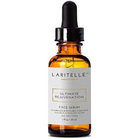 Laritelle Organic Face Serum 1 oz | Rejuvenating, Nourishing, Vitamins & Antioxidants-rich Treatment for Face, Neck & Decolle