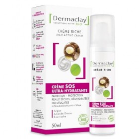 Dermaclay Creme Sos Ultra Hydratante Jour Bio 50ml Crème Jour et Nuit