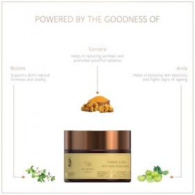 SOULTREE CREMA FACIAL REGENERADORA curcuma amla – crème visage qui hydrate et lisse la peau, peut servir de soin de jour comm