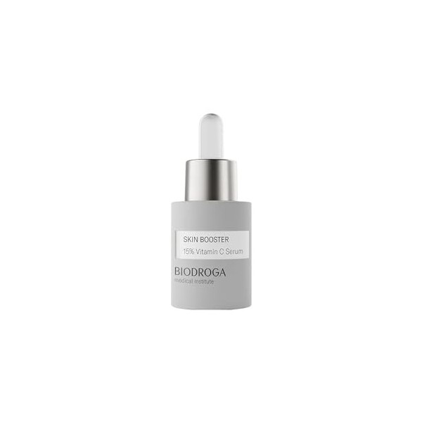 BIODROGA Medical Institute Skin Booster 15 % de vitamine C Sérum 15 ml – Sérum pour le visage, soin de la peau, antioxydants,