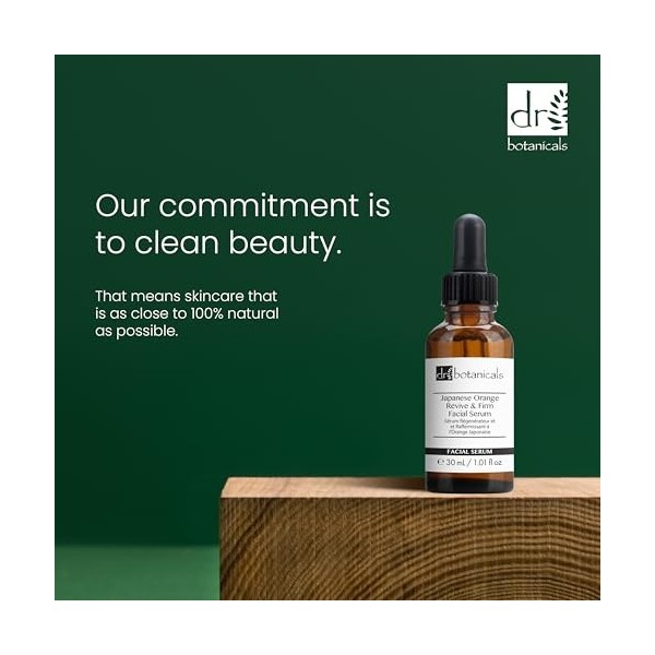 Dr Botanicals Sérum Réparateur Raffermissant à lOrange Japonaise Crème Jour et Nuit