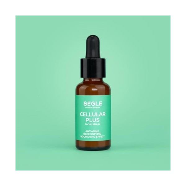 Segle Clinical | Sérum Cellular Plus | Effet antirides | Peaux sèches et matures | À lhuile dargan et de rose musquée | 30 