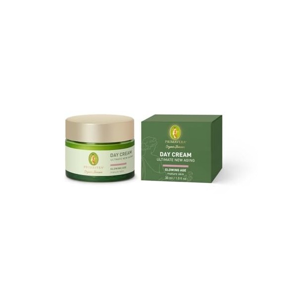 PRIMAVERA Crème de jour Ultimate New Aging 30 ml Cosmétique naturel Crème pour le visage efficace pour les peaux matures et e
